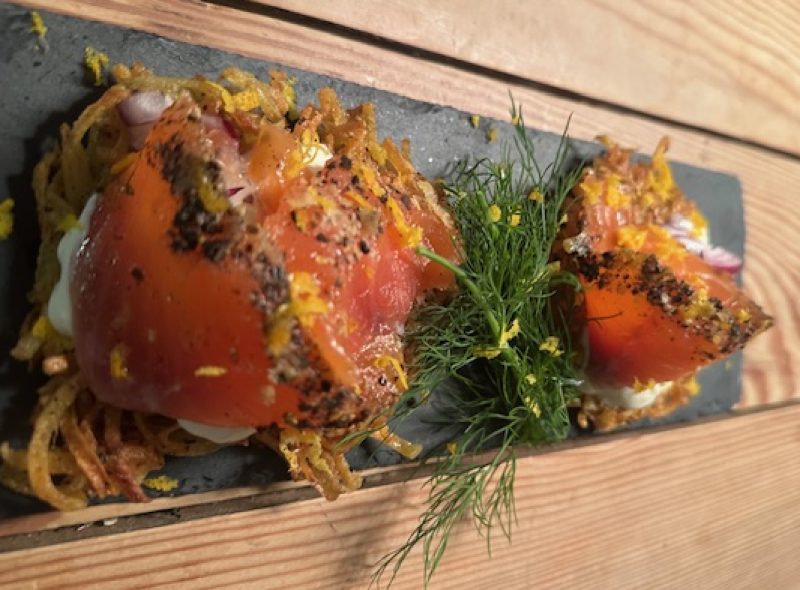 Preview: Graved Lachs mit Tonkabohne, Vanille & Zitruszesten